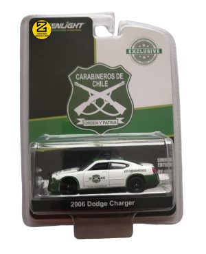 Dodge charger 2008 blanco Carabineros de Chile 1:64 Greenlight