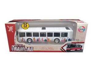 Bus Tramcar blanco