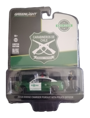 Dodge charger 2018 carabineros de Chile 1:64 Greenlight