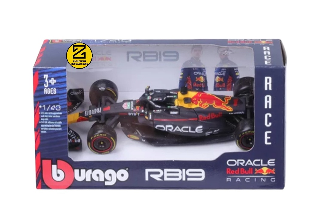 Auto Escala 1:43 Race Oracle Red Bull W/Driver #1 Max Verstappen