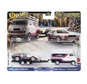 Team Transport Dmc Delorean - Hw Rally Hauler Hot Wheels 1:64