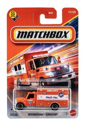 International terrastar ambulancia Matchbox 1:64