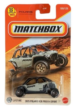 2025 Polaris Pzr Pro R 4 Sport Matchbox 1:64