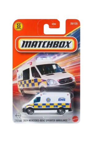 2024 Mercedes-benz sprinter ambulance 1:64 Matchbox